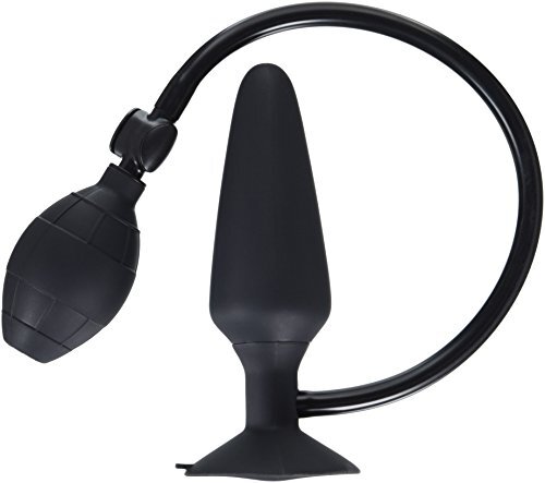 CalExotics Colt 2 x grote zwarte tapzuil opblaasbare buttplug