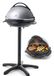 SENYA SYCK-G043 Elektrische grill 2-in-1 op standaard en tafel, plaat van gegoten aluminium, afneembaar deksel, 2200 W, grijs