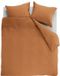 Ambiante Cotton Uni dekbedovertrek - Effen - Lits-Jumeaux XL - 260x200/220 cm - Oranje