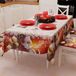 PETTI Artigiani Italiani - Kerst Tafelkleed Vlekbestendig Rechthoekig Tafelkleed voor Keuken, Motief Kerstman, 140x240 cm, 100% Made in Italy