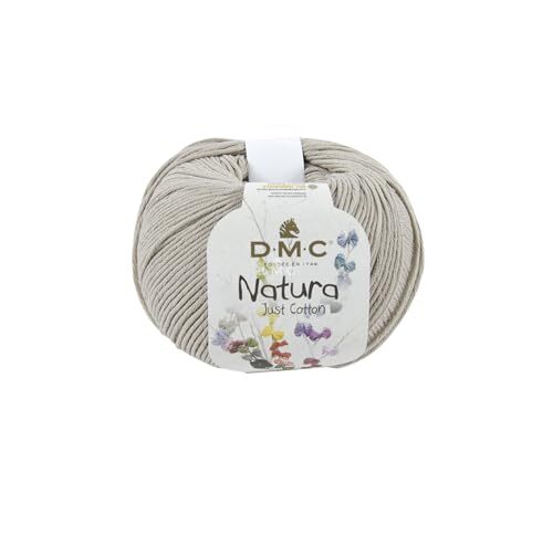DMC DMC - Natura Just Cotton - 100% katoen | Voor de productie van huishoudtextiel en kleding | 50 g - 155 m - 62 kleuren
