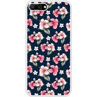 Honor Beschermende siliconen case compatibel met Honor 10 Hibiscus Vintage