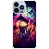 Apple Bedrukt siliconen hoesje compatibel met iPhone 13 Pro Lion swag