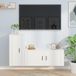 Maison Exclusive - Lot de 2 meubles TV blancs en bois composite