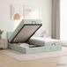 Prolenta Maison Exclusive - Ottoman bed met matras en hoofdeinde, 2 stuks, lichtgrijs fluweel