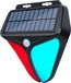 Merkloos / Sans marque Solar Strobe Light Alarm 129db Outdoor Sound Alarm Sirene met Bewegingsdetector - Waterdicht - Beveiliging voor Boerderij Villa