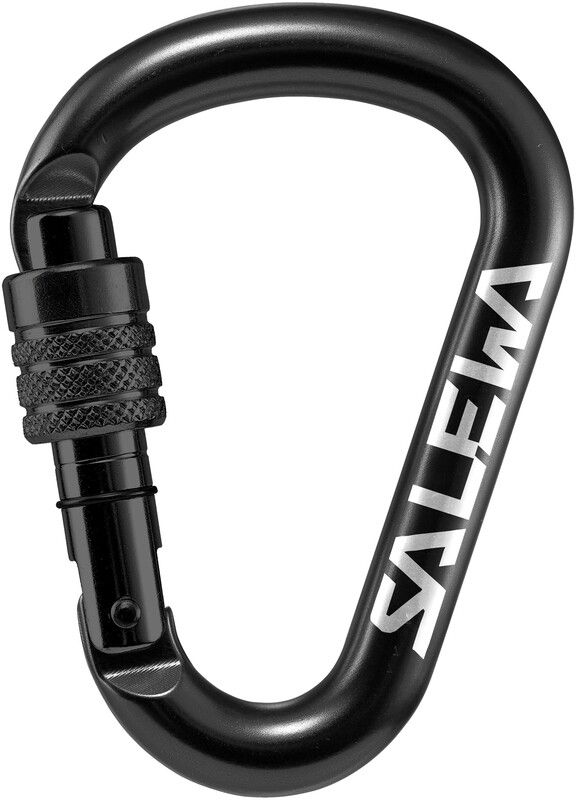 SALEWA HMS Screw G2 Carabiner Medium - black