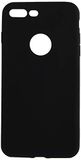 Beschermhoes Shot Case Beschermhoes van silicone voor iPhone 7 Plus, Apple mat, ultradun, gelbescherming, zwart