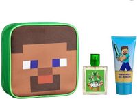 Minecraft Air-Val Minecraft toilettas gevuld - Eau de Toilette 50 ml & Douchegel 100 ml