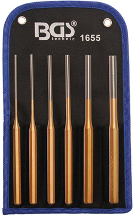 Bgs Doorslagen set, drevelset 6 delig (3-10 mm) extra lang, 1655