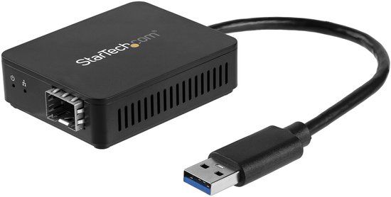 StarTech USB 3.0 to Fiber Optic Adapter - Black