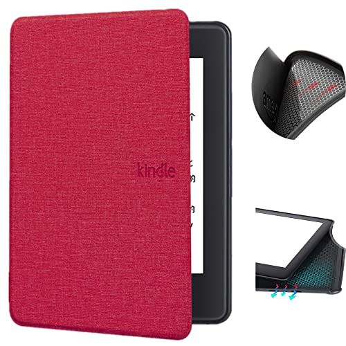 enoxboo Hoesje voor Kindle 11e generatie 2022/2024 release, model: RS23CV of C2V2L3, 6 inch PC-hoesje met handriem, hoes met Auto Sleep Wake-functie