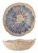 Bloomingville Amalia Steengoed Blauw, Beige Rond Schaal