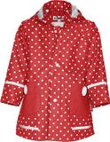 Playshoes Regenjas Kinderen Stippen - Rood - Maat 104