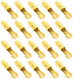 VLTG Ongeïsoleerde Bullet Stekker 4mm - Mannelijk - Ronde Kabelschoen - 20 stuks