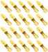 VLTG Ongeïsoleerde Bullet Stekker 4mm - Mannelijk - Ronde Kabelschoen - 20 stuks