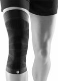 Bauerfeind Support de genou de compression sportive, Noir, XL