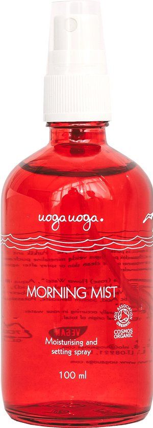 Uoga Uoga Settingspray Morning Mist Unisex 100 Ml Vegan Rood