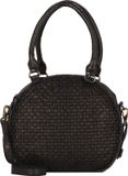 Greenland Nature Femi & Nine Leren Schoudertas 34 cm - Dames - black