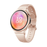 HUAWEI WATCH 6 42mm Goud /fluoroelastromer band/ X-TAP 2.0 / eSIM-oproepen / Curve Pay / ECG / Bluetooth 5.2 / Smartwatch / Compatibel met iOS en Android