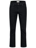 Wrangler Texas Stretch Jeans voor heren, regular fit, Authentic Straight, Black Overdye., 36W / 34L
