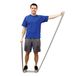 CanDo Trainingsband/gymnastiekband, lengte 45 m, go-band, zilver (zeer zwaar)