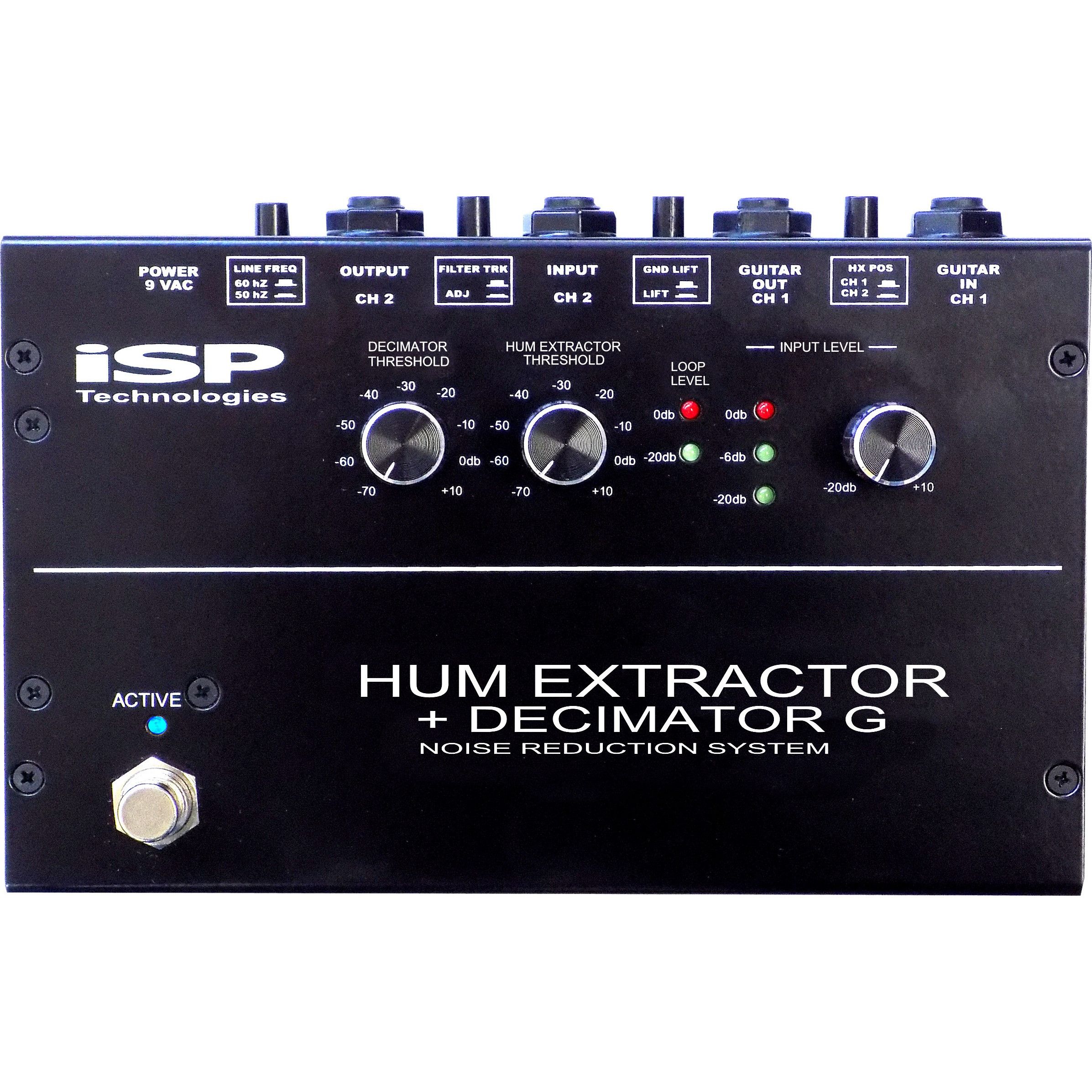 ISP Technologies Hum Extractor + Decimator G Noise Reduction System effectpedaal