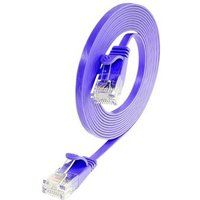 Wirewin Slim CAT 6 UTP Afgeschermd Vlak Verbindingskabel RJ-45 naar RJ-45 1.5 m Violet