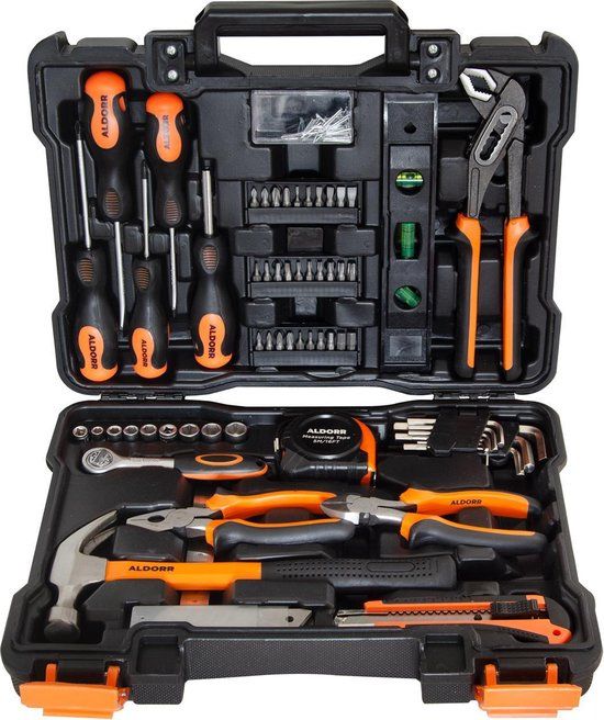 ALDORR Tools 73-Delige Gereedschapsset in Koffer - Zwart Aluminium - 235236