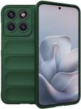 Techsuit Hoesje geschikt voor Motorola Edge 70 Fusion - Magic Shield Silicone Back Cover - Groen