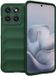 Techsuit Hoesje geschikt voor Motorola Edge 70 Fusion - Magic Shield Silicone Back Cover - Groen
