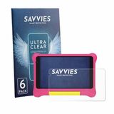Savvies - Screenprotector voor Laptok LPK707PK 7" - Folie Beschermfolie transparant 6 Stuks