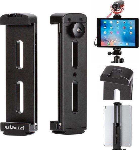 Ulanzi U-Pad Pro Tablethouder - Metaal - Cold Shoe Mount - Zwart
