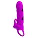 Pretty Love Manchettes pour pénis avec stimulateur clitoridien - Violet - silicone