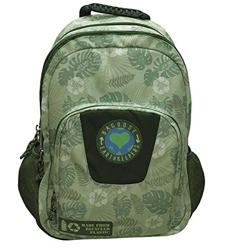 CYP Brands Bagoose Earth Rugzak 43 cm, aanpasbaar aan Trolley Leaves by Bagoose Earth