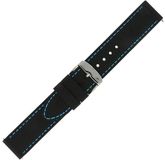 Morellato PMX865LIVENZA.EC24 Sport Collectie Horlogeband - 24mm Zwart