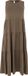 Yoek Femme Robe Sans manches Vert clair Coton 38/40