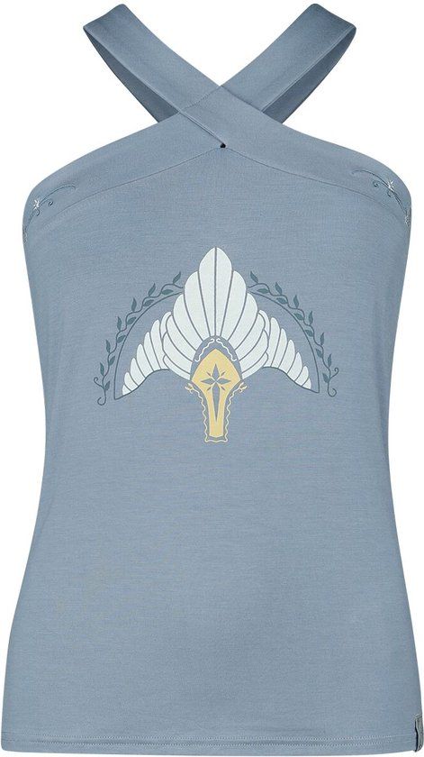 The Lord Of The Rings E.M.P. Merchandising Handelsgesellschaft mbH The Lord Of The Rings Gondor Dames Top - blauw - XL