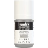Liquitex 1959239 Professional Acrylfarbe Soft Body - Künstlerfarbe in cremiger deckender Konsistenz, hohe Pigmentierung, lichtecht & alterungsbeständig, 59ml Flasche - Irisierendes Sattes Silber