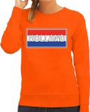 Bellatio Decorations Shoppartners Bv Holland landen sweater oranje dames - Nederland / Oranje landen sweater / kleding - EK / WK / Olympische spelen outfit XXL