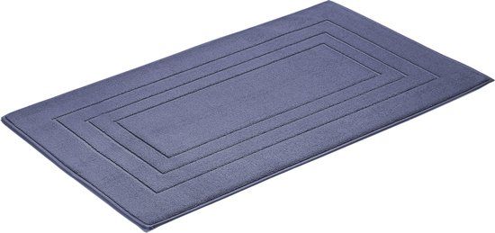 Vossen Calypso Feeling Badmat - 67/120 cm - Atlantic - Blauw