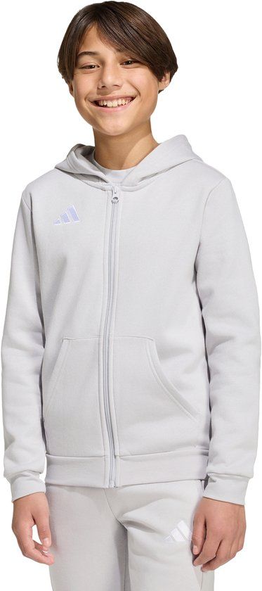 Adidas Performance Ent26 Fz Hood Y Kinderen Grijs