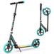 LEEYV Trottinette LY205, Trottinette pour enfants 6–12 ans et adultes, Charge maximale 100 kg, Hauteur réglable, Légère, 2 roues, Trottinette pliable pour enfants avec grandes roues