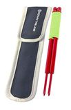 GoSports Down The Line Putting Touwgeleiding, 3 m, hulp bij de uitlijning van golf, Master Straight and Breaking Putts, groen