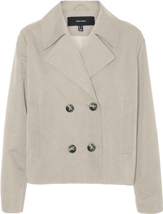 Vero Moda VMCHLOEMIA Trenchcoat Dames L Oatmeal