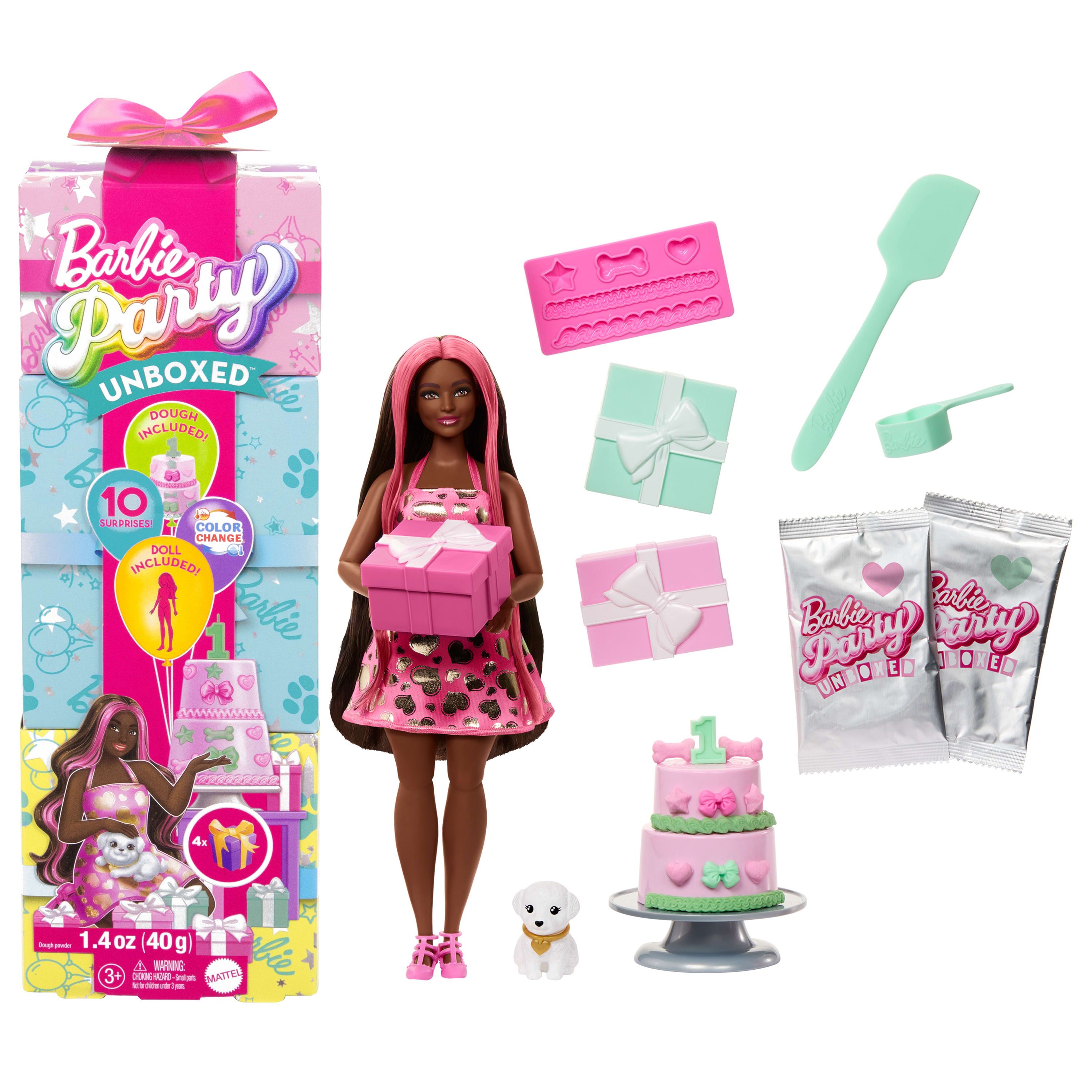 Barbie Uitpakparty Pop en Accessoires