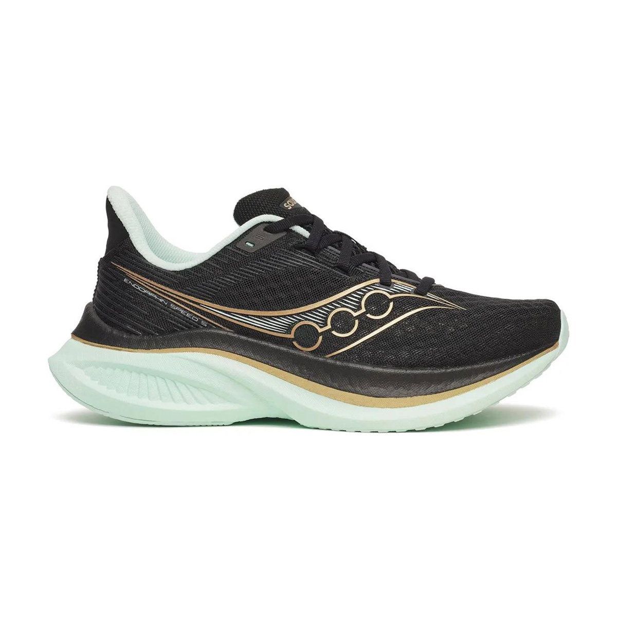 Saucony Endorphin Speed 5 Wedstrijdschoen Dames-zwart, mint, Maat 38,5