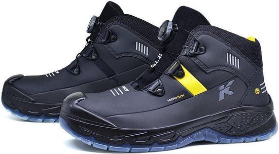 HKS Running Star RS 275 BOA S3 Werkschoenen - Zwart/Geel - Maat 48