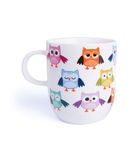 Excelsa Animals Mok Uil, 400 ml, porselein, wit