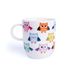 Excelsa Animals Mok Uil, 400 ml, porselein, wit